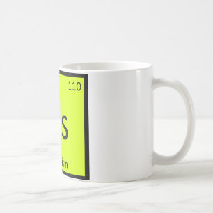 Ds - Dadaism Konst Kemi Periodiska Systemets Symbo Kaffemugg