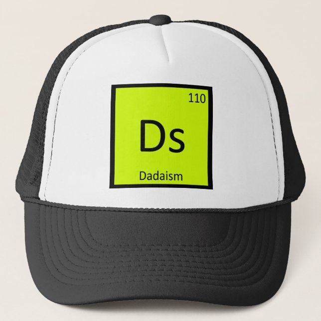 Ds - Dadaism Konst Kemi Periodiska Systemets Symbo Truckerkeps (Framsida)