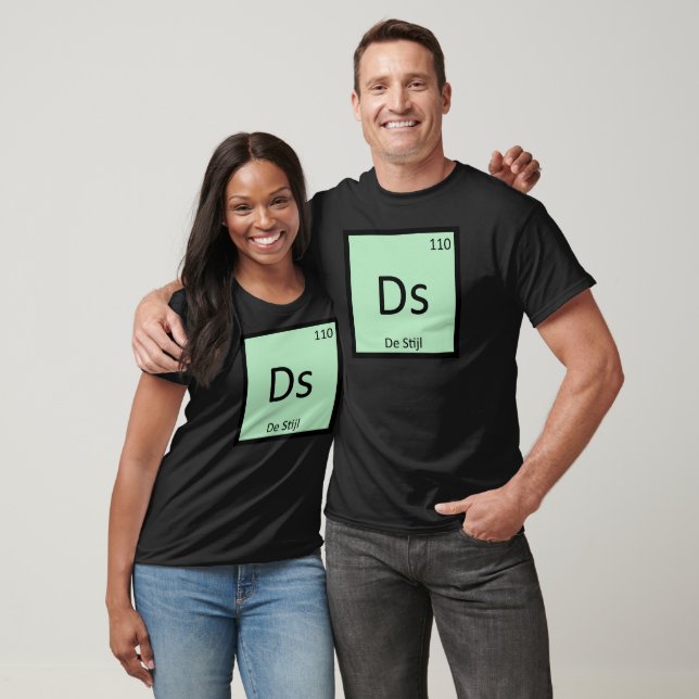 Ds - De Stijl konst kemi Periodiska systemets symb Tröja (Unisex)