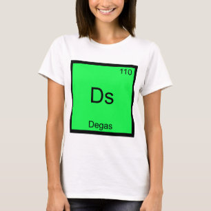 Ds - Degas Rolig Kemiskt Element Symbol T-Shirt