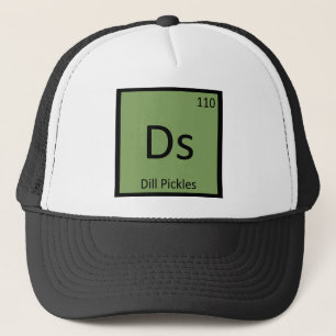 Ds - Dill Pickles Chemistry Periodic Bord Symbol Keps