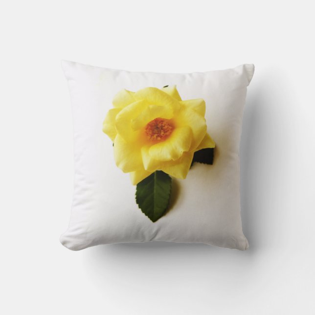 DS Gul ros eller Dandelion tpcna Kudde (Framsida)