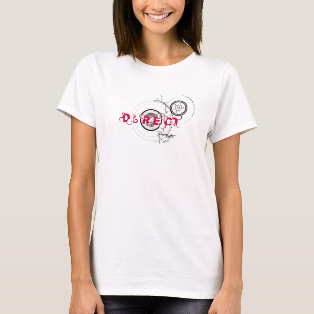 DS riktar flickaktigt Tee Shirt (Framsida)