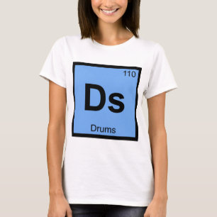 Ds - Trummor Musik Kemi Periodiska Systemets Symbo Tee