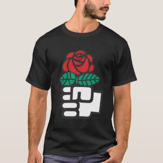 Dsa Democratic Socialists America Flowers T Shirt