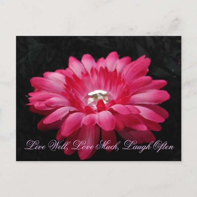 DSC00005 (2), Lev, Kärlek Mycket, Laugh Often Vykort (Framsida)