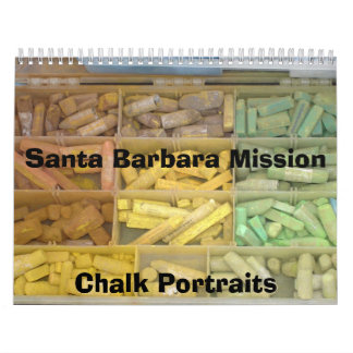 DSC00510 Santa Barbara MissionChalk porträtt Kalender