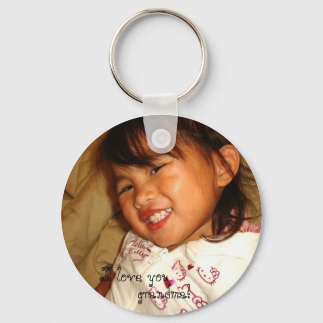 DSC01317, jag kärlek, mormor! Nyckelring (Framsida)