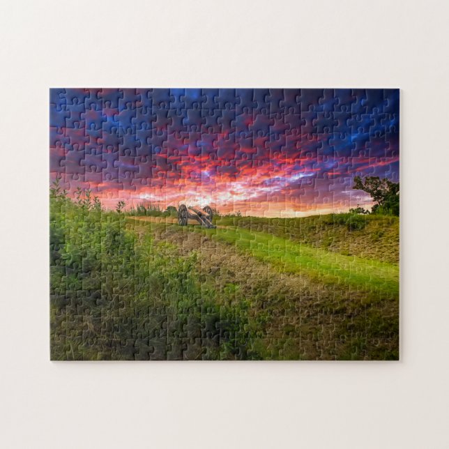 DSC02295(1)-Cannon på Yorktown Pussel (Horisontell)