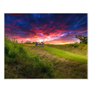 DSC02295(1)-Canon on Yorktown Battlefield Fototryck