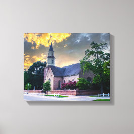 DSC02400-2-Bruton Parrish Church vid Sunset Canvastryck