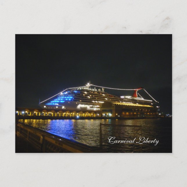 DSC03048, Carnival Liberty - Anpassad Vykort (Framsida)