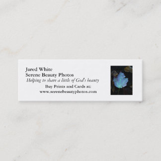 DSC07579 Jared vit, fridfulla skönhetfoto, honom… Mini Visitkort