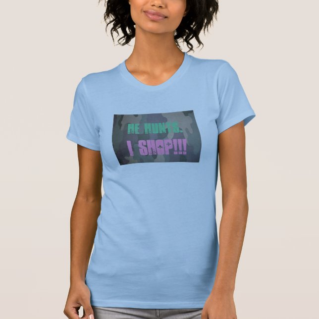 DSC08166 jagar han., mig shoppar!!! Tee Shirt (Framsida)