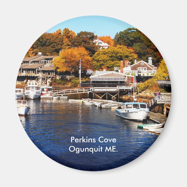 DSC_0012, Perkins Cove Ogunexit ME. Magnet (Framsidan)
