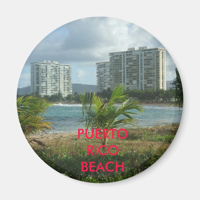 DSCF0126, PUERTO RiCO BEACH Magnet (Framsidan)