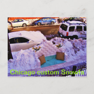 DSCF3081, Chicago anpassningsbar Snowfa Vykort