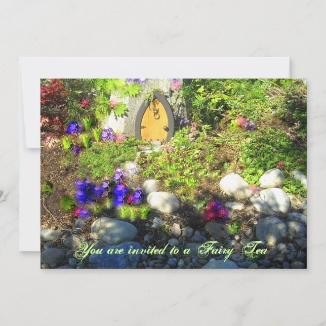 DSCN8327, Du är inbjuden till en Fairy Tea Inbjudningar (Framsida)