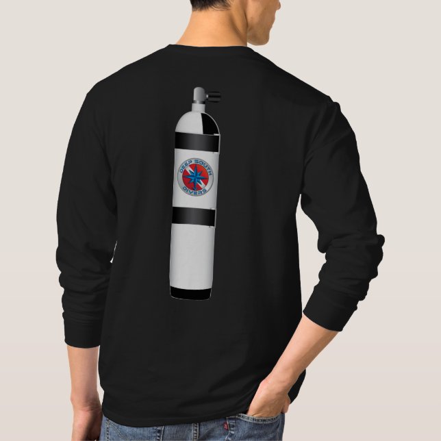 DSD-team med lång Sleeve T-Shirt (Baksida)