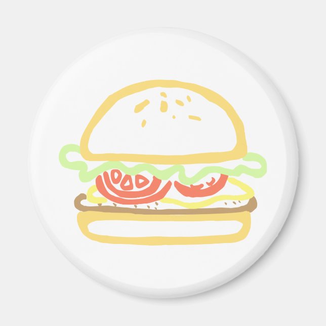 Dsed Hamburger Magnet (Framsidan)