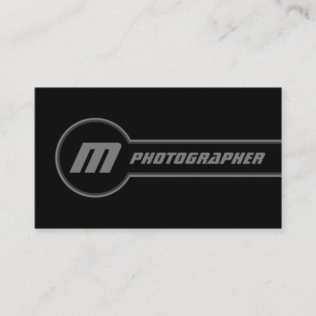 DSLins Kameralinser för fotografer Videografer Visitkort (Framsida)