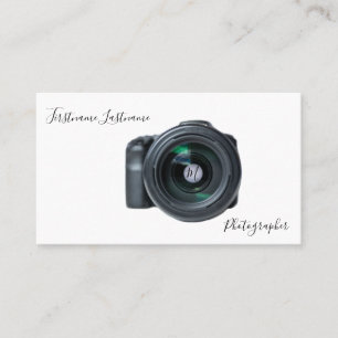 DSLins Kameralinser för fotografer Videografer Visitkort