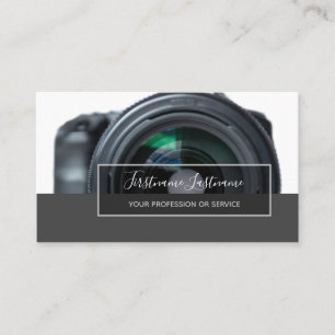 DSLins Kameralinser för fotografer Videografer Visitkort