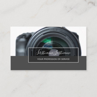 DSLins Kameralinser för fotografer Videografer Visitkort