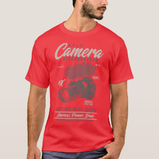 DSLR Camera Videographer T Shirt