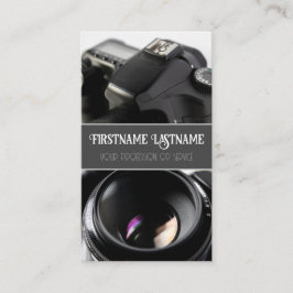 DSLR-kameralins för fotografer Videografer Visitkort