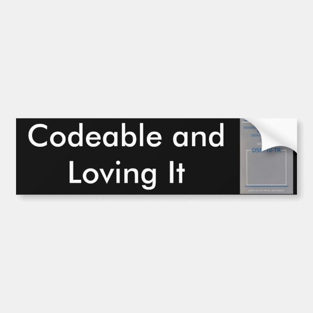 DSM-IV, Codeable och älska den Bildekal (Framsidan)