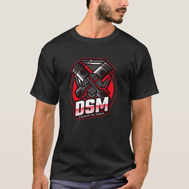 DSM Upptäck strömmen T Shirt (Framsida)