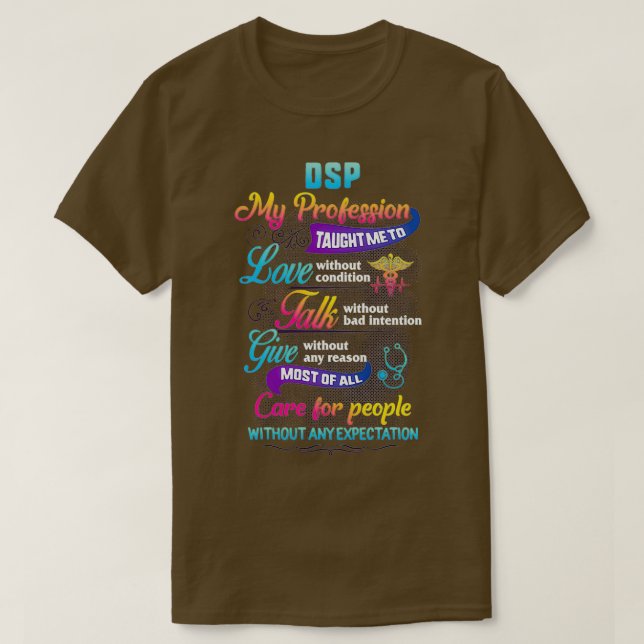 DSP Care For People Without Expectation Direct Sup T Shirt (Design framsida)