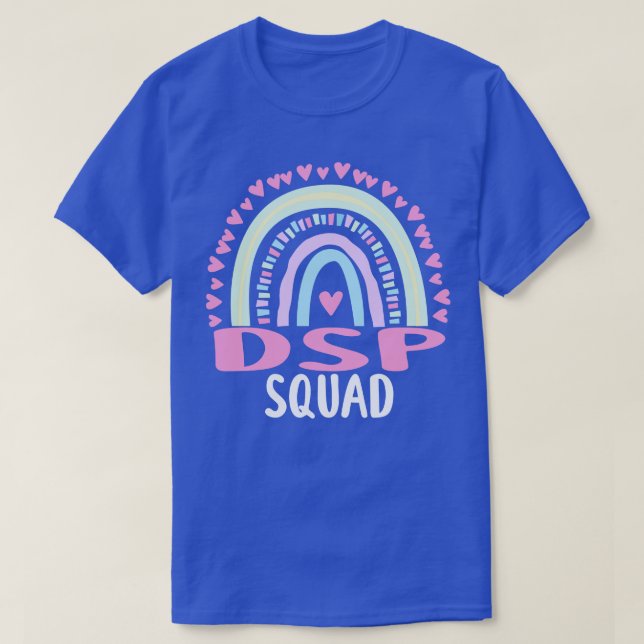DSP Direct Support-personal SquadParty Matching Wo T Shirt (Design framsida)