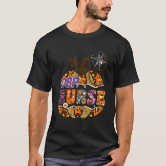 Dsp Sjuksköterska Stetoskop Leopard Halloween Pump T Shirt