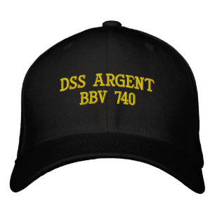DSS Argent Officer Cover Broderad Keps