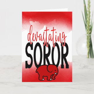 DST Inspired Devaating Soror Crimson and Cream Tack Kort