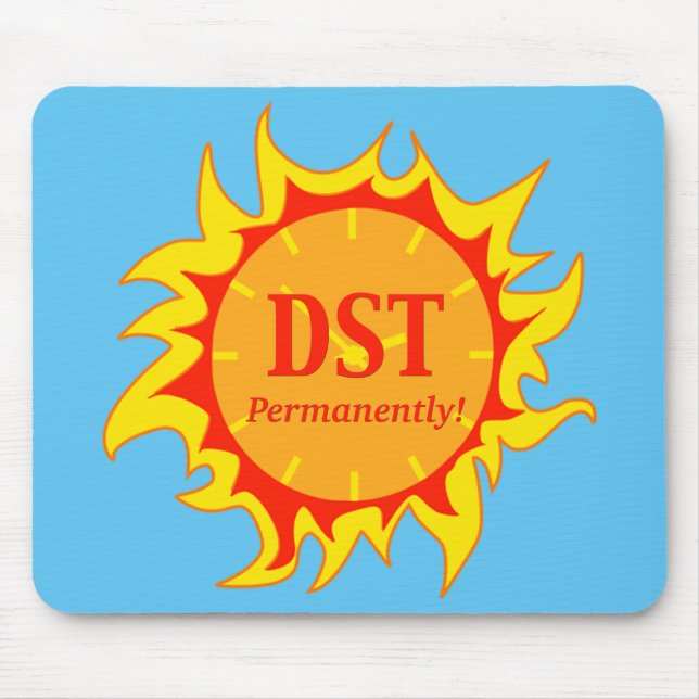DST permanent - sommartid Musmatta (Framsidan)