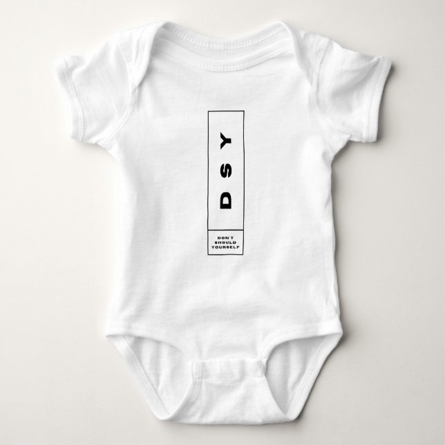 DSY LOGO ONE Baby  T Shirt (Framsida)