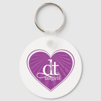 DT Fangirl (Heart Lila Keychain) Nyckelring