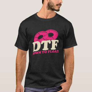 DTF nedåt för att Flyta apparat T-skift T Shirt