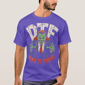 DTF nedåt till höger T Shirt