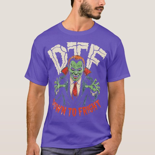 DTF nedåt till höger T Shirt (Framsida)