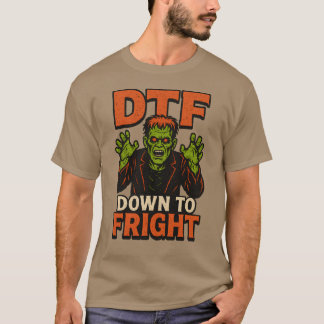 DTF nedåt till höger T Shirt
