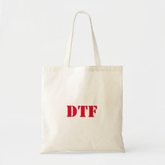 DTF SHOPPER TOTE BAG REUSABLE TYGKASSE