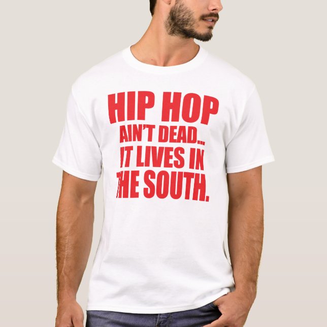 Dtp-hip hop är inte den döda T-tröja T-shirt (Framsida)