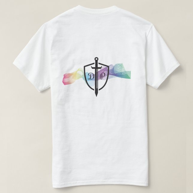 DTP Rainbow Logotyp Shirt T (Design baksida)