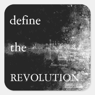 DTR Sticker Fyrkantigt Klistermärke