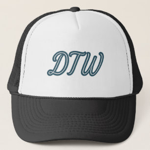 DTW Detroit Airport Code - Michigan Travel Gift Keps