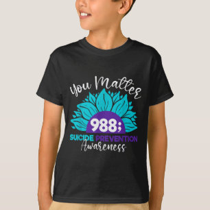 Du 988 medvetenhet om förebyggande av självmord t shirt